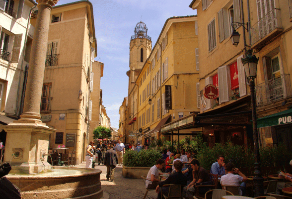 affichage publicitaire Provence Alpes Côte d'Azur restaurant ville