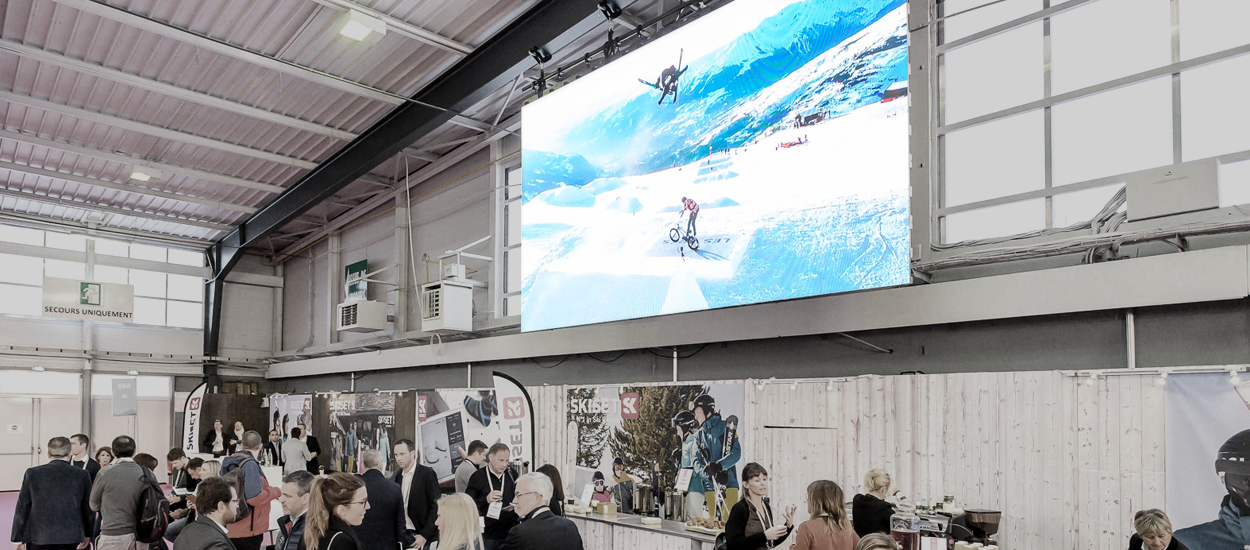 Salon Grand Ski - Savoiexpo - écrans 24m²